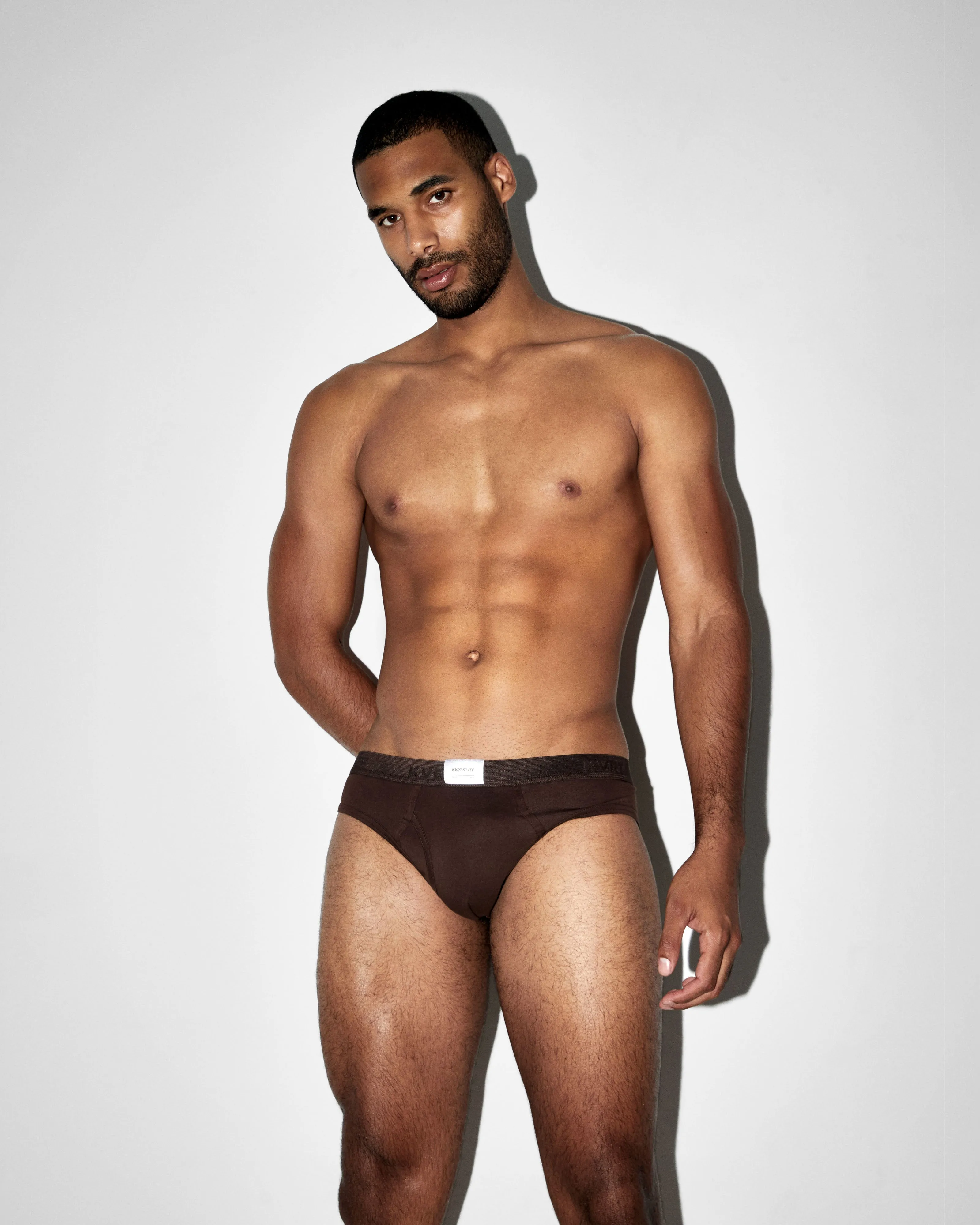 2 Pack Cocoa KVRT Cotton Classic Brief