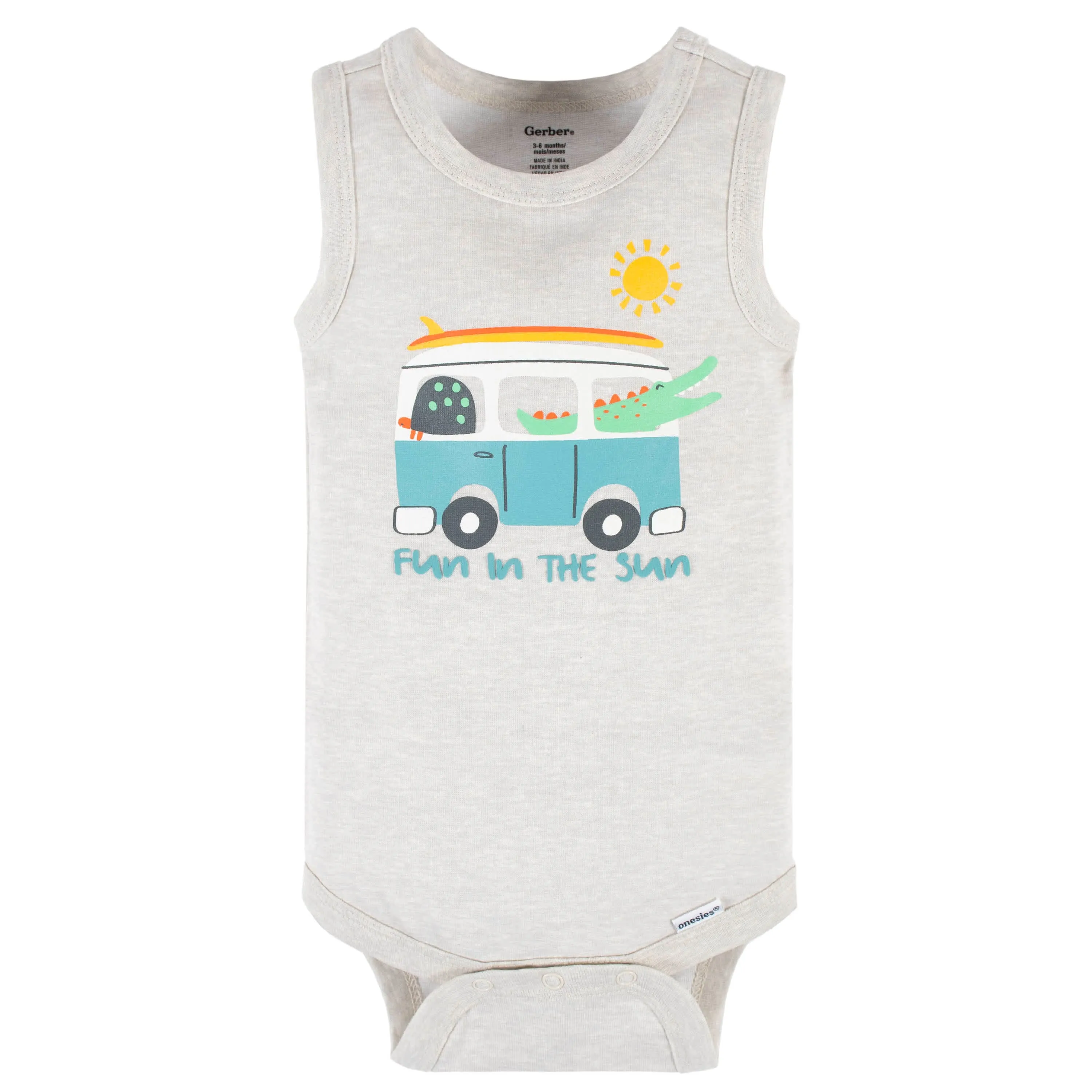 4-Pack Baby Boys Later Gator Tank Onesies® Bodysuits