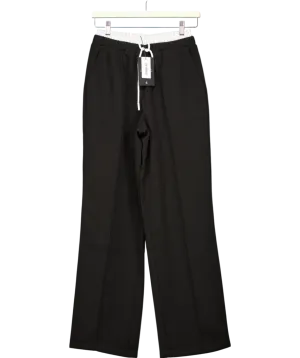 4th & Reckless Black Contrast Waistband Straight Leg Trouser- Bianca UK 6