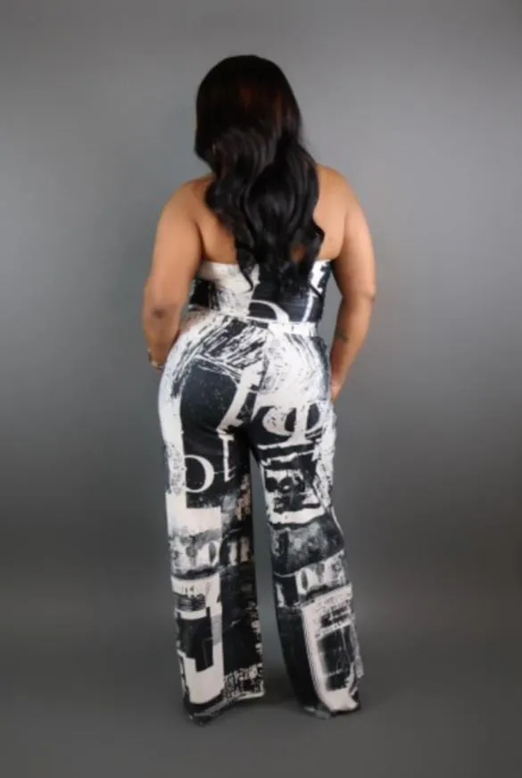 ABSTRACT ALLURE PANT SET