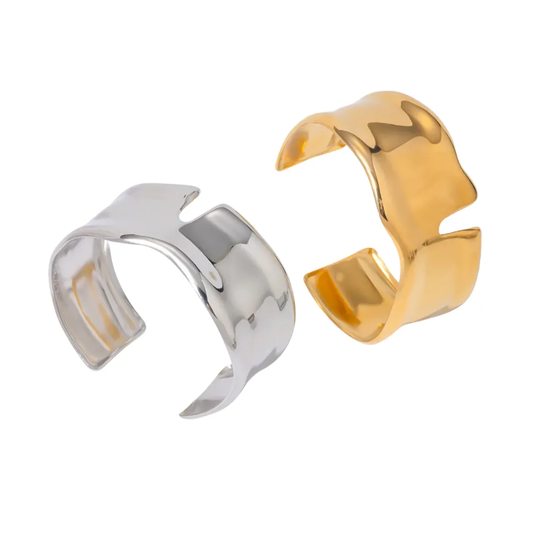 Abstract Bangle Cuff