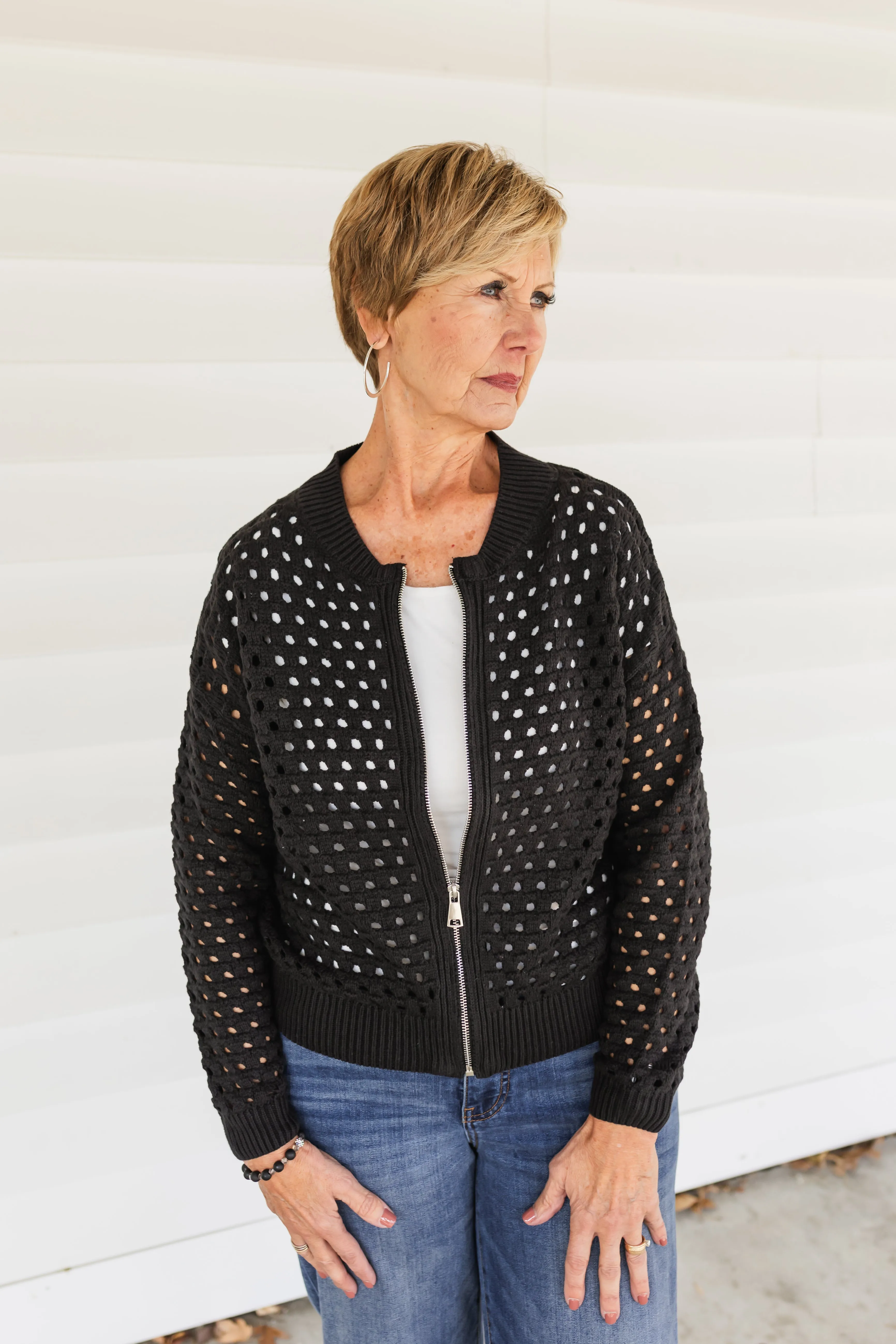 ada zip-up sweater