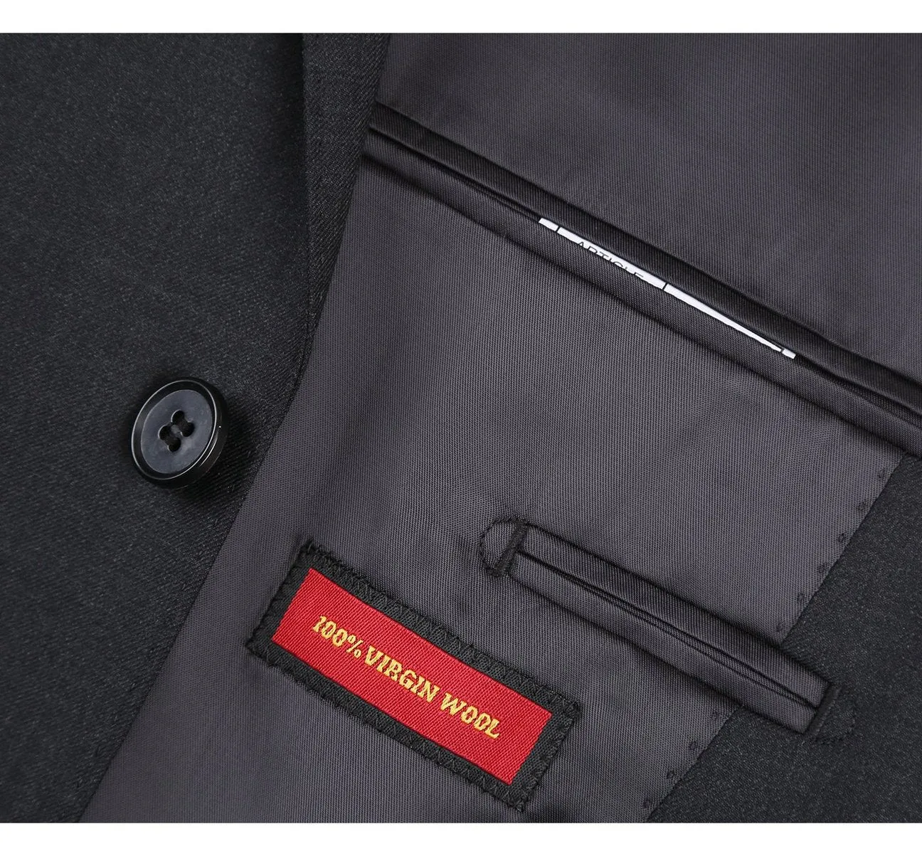 Alessandro Vitello by Renoir 2-Button Classic Fit Notch Lapel Wool Suit 555-3