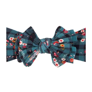Baby Bling Floral Plaid Printed FAB Headband