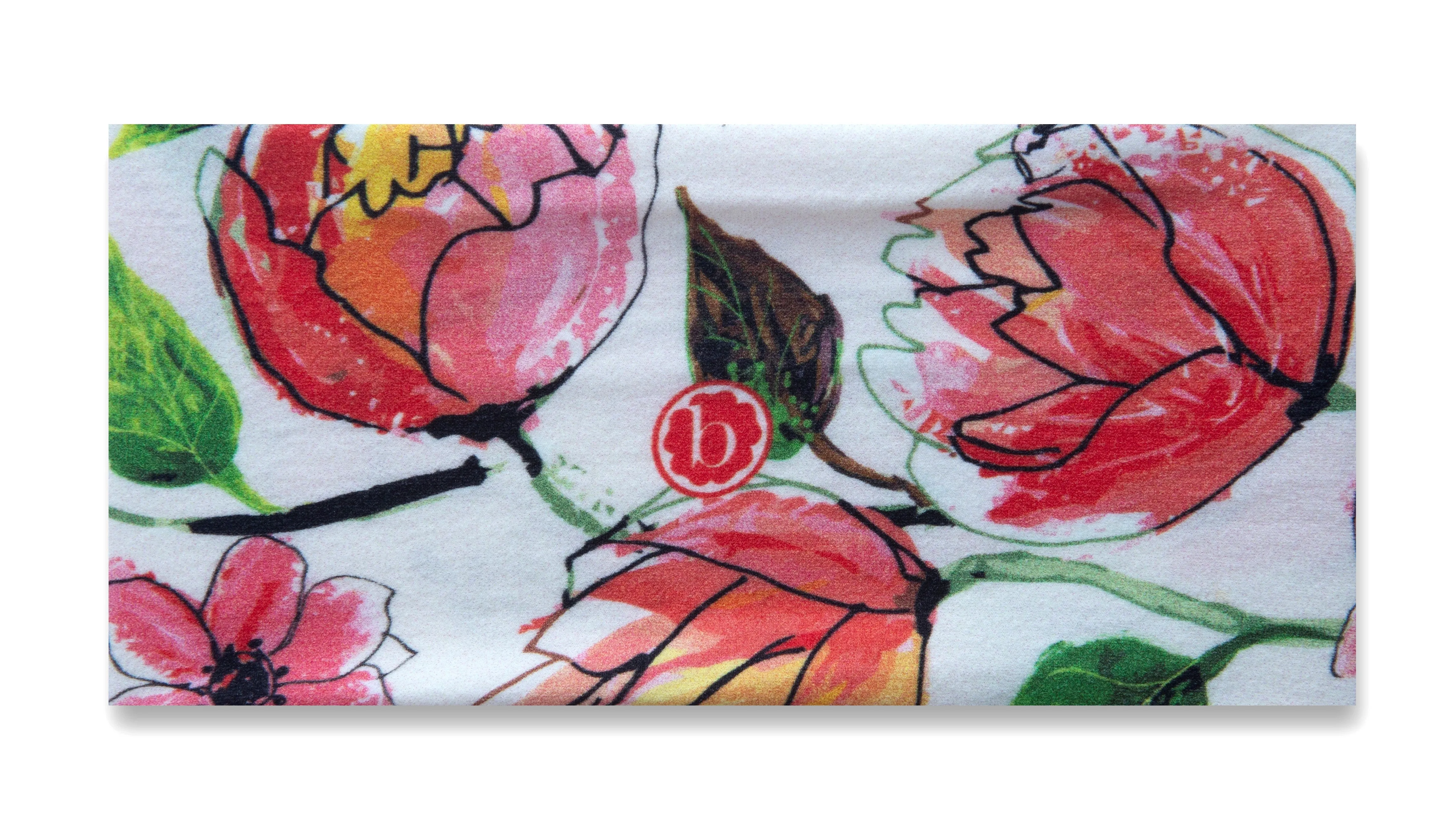 Baby Bling Springtime Sketch Printed Knot Headband