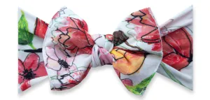 Baby Bling Springtime Sketch Printed Knot Headband