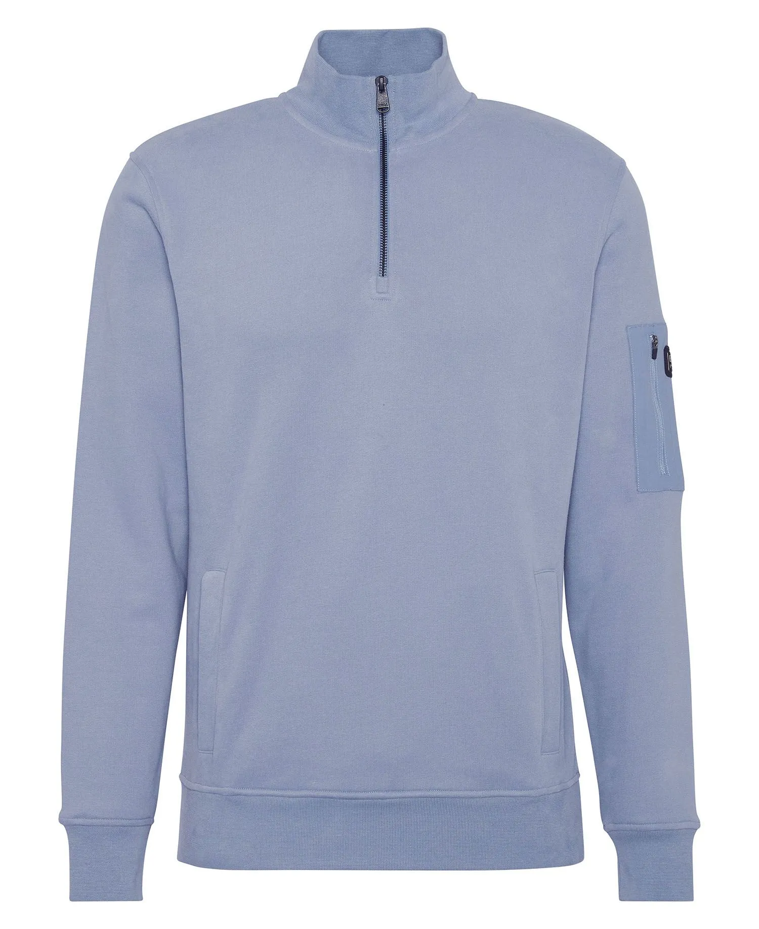 Barbour International Mens Ewan Halfzip - Black or blue