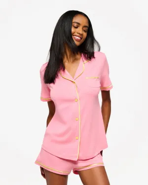 BELLA SHORT SLEEVE/BOXER SET 013025