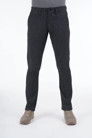 Black Grid Pants