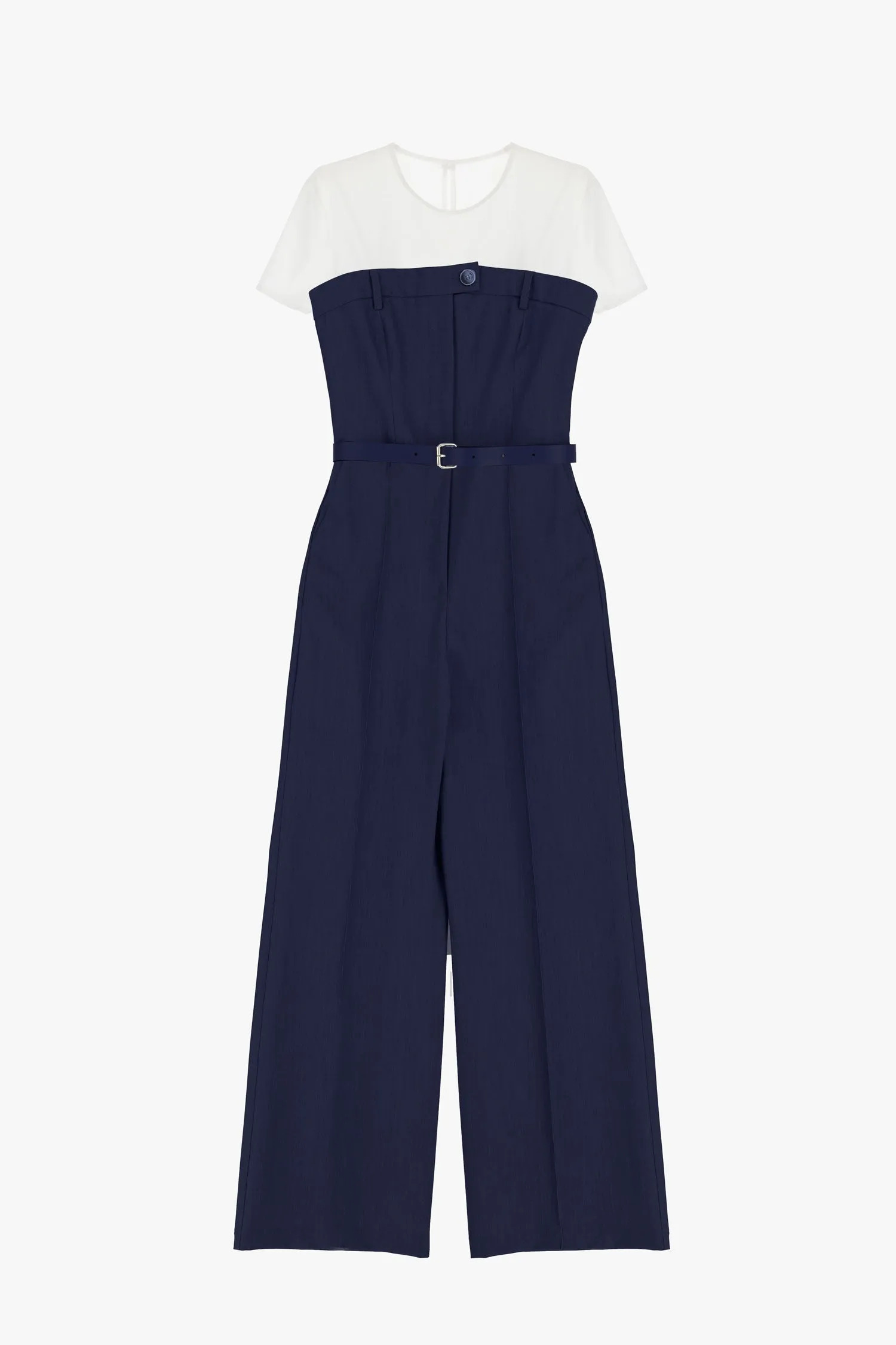 Bleu entier Jump Suit (Y507HAA) - DENIM SCURO