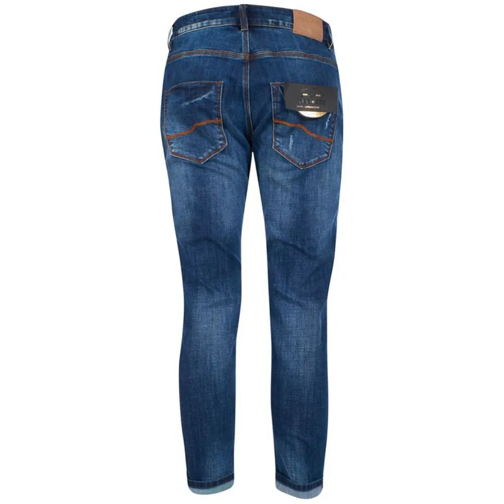 Blue Cotton Men's Jeans