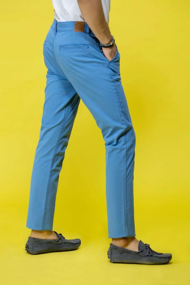 Blue Fashion Pants