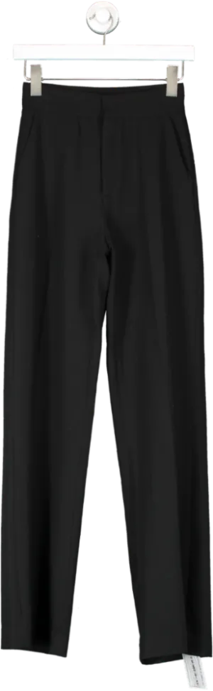 BOA Black Formal Straight Leg Trousers UK XS