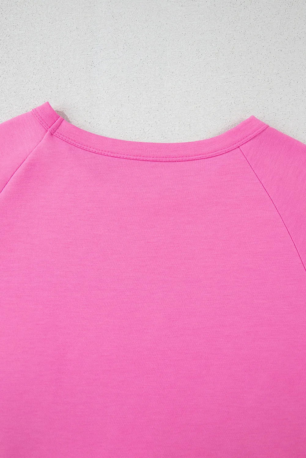 Bonbon Striped Patch Front Casual Tee