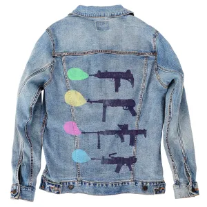 Bubble Gum by Tobe Fonseca Unisex Denim Jacket