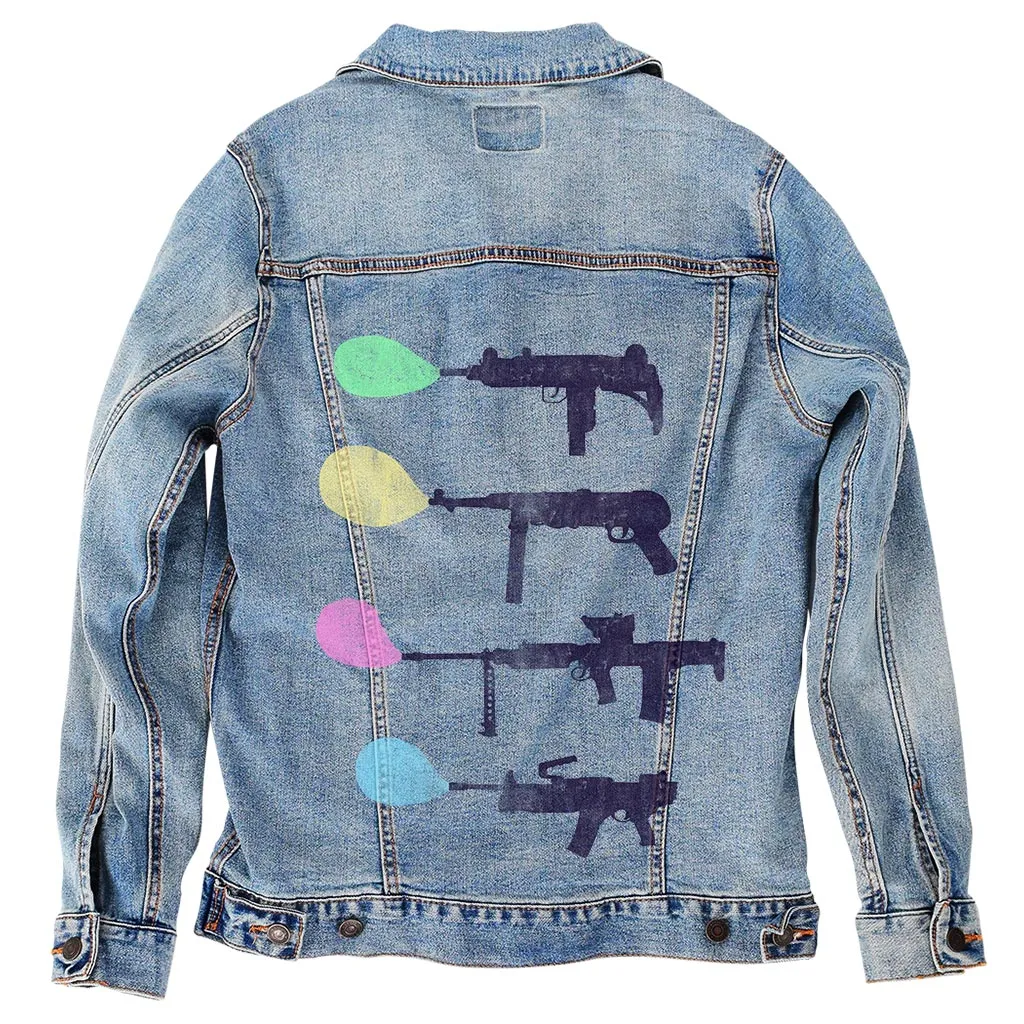 Bubble Gum by Tobe Fonseca Unisex Denim Jacket