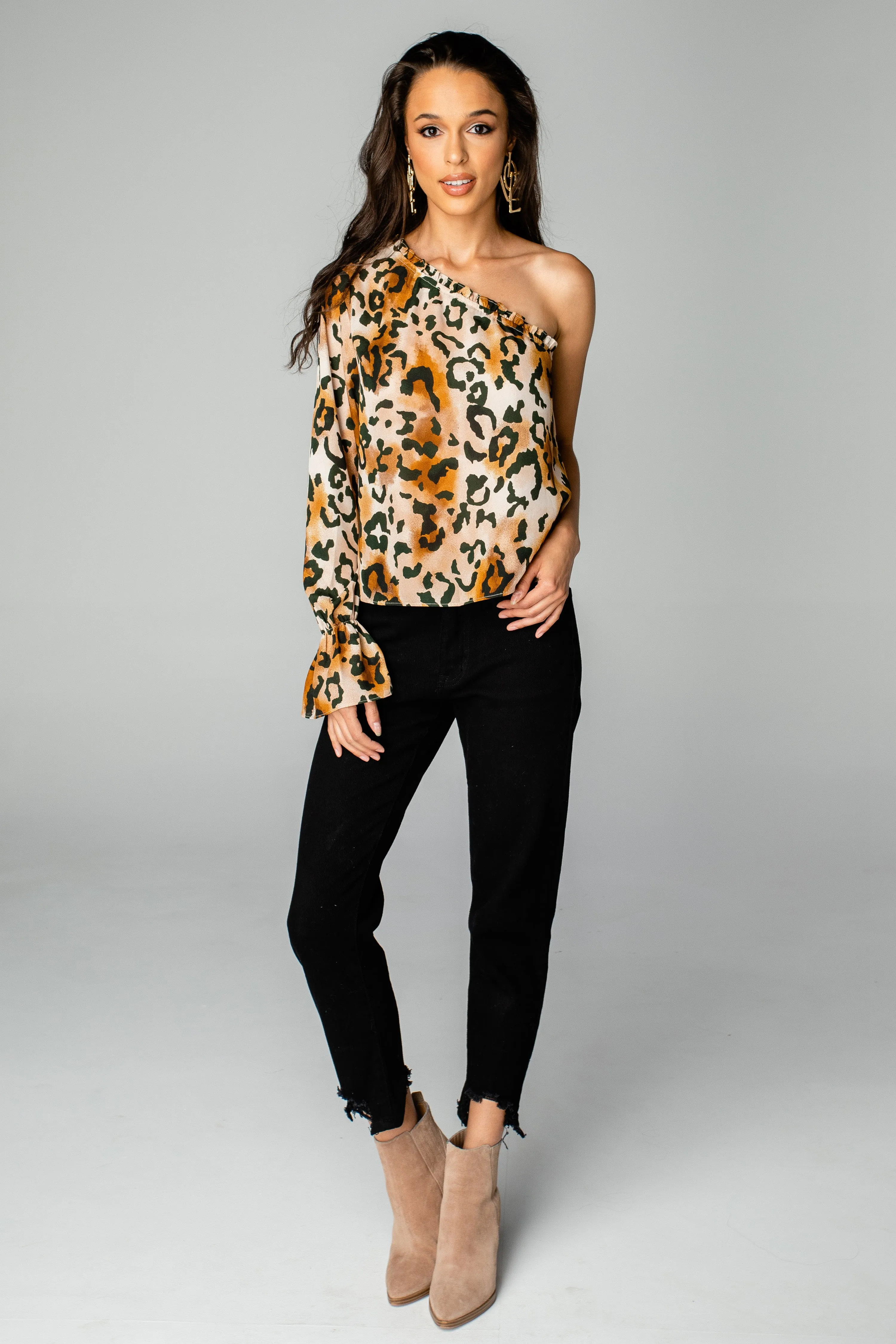 BuddyLove: Siri One Shoulder Top - Lioness