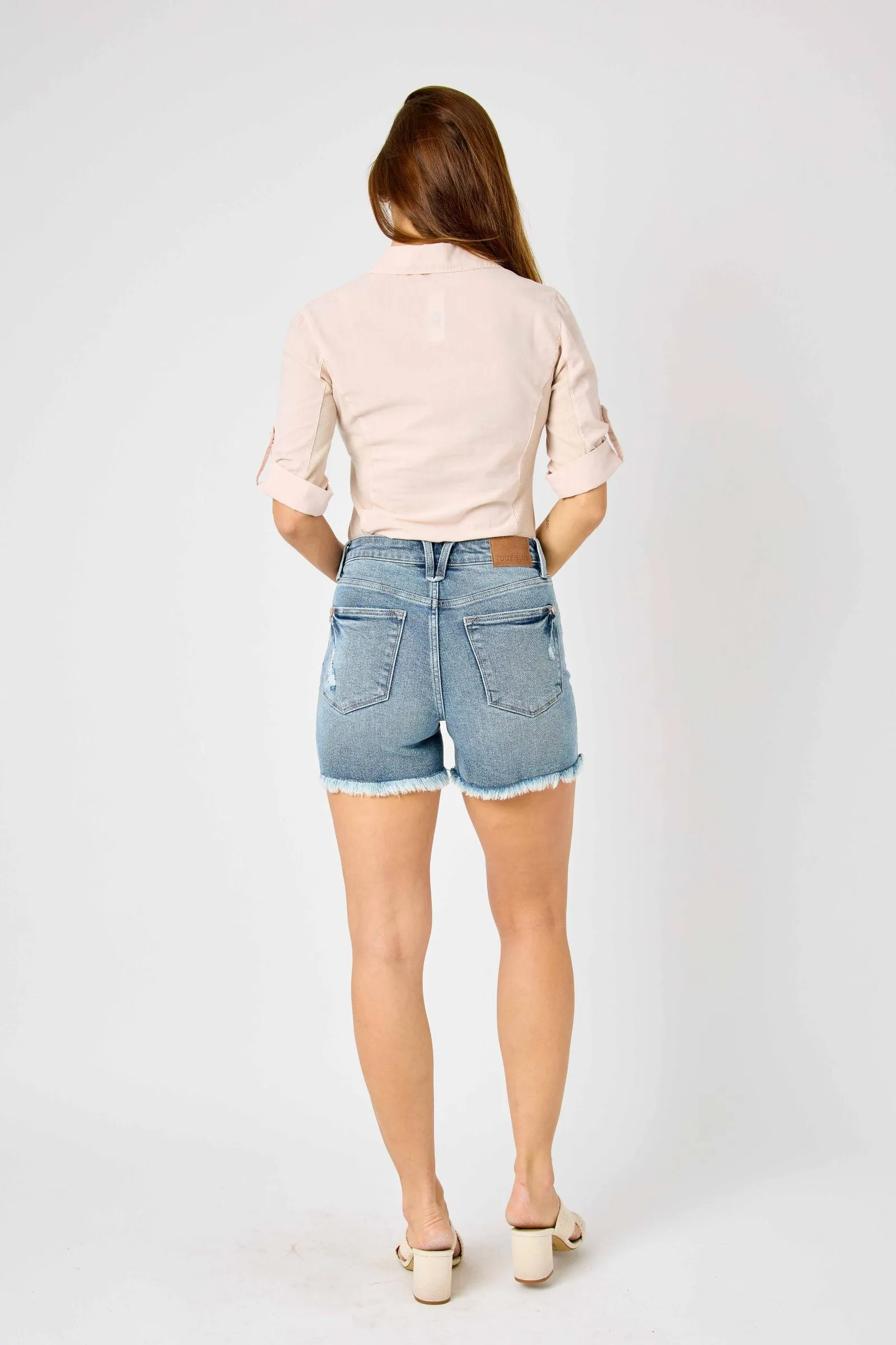 Captured Your Heart Denim Shorts