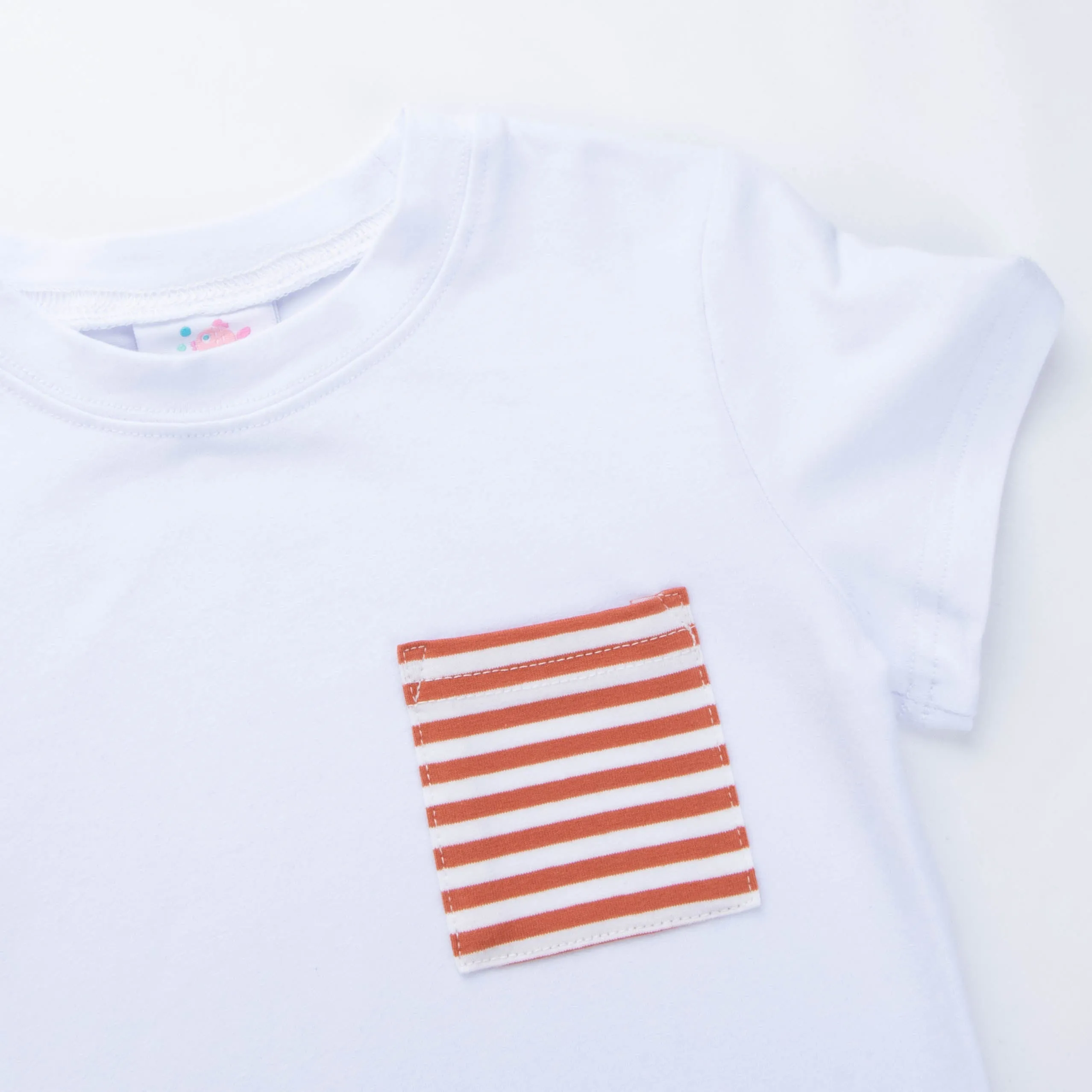 Charles Pant Set, Orange Stripe