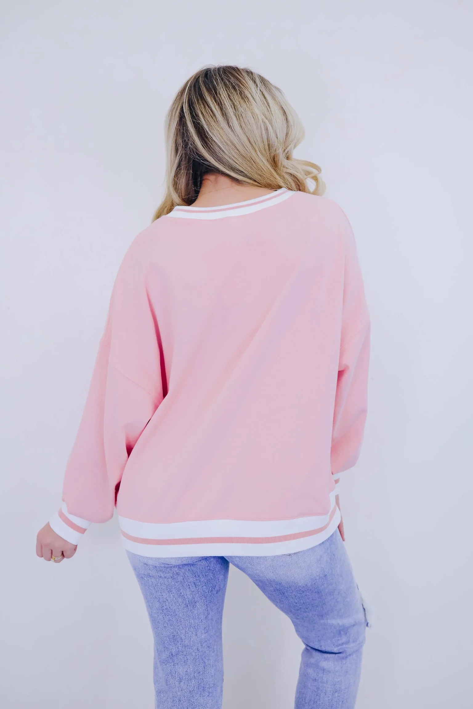 Chenille Ghost Patch Sweatshirt