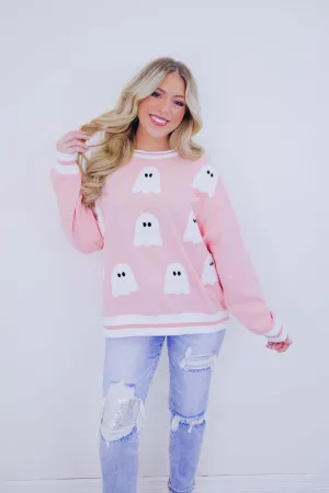Chenille Ghost Patch Sweatshirt