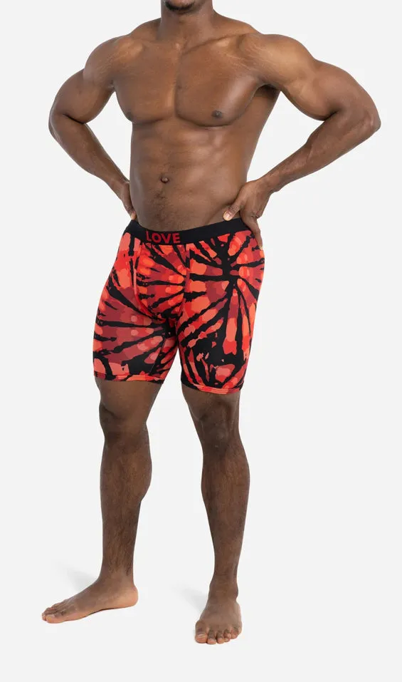 Classic Cut 6.5” Tie Dye Love ❤️ Boxer Brief Underwear