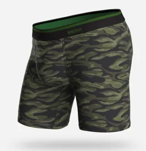 Classic Cut 6.5” Watercolour Camo-Green Print Underwear