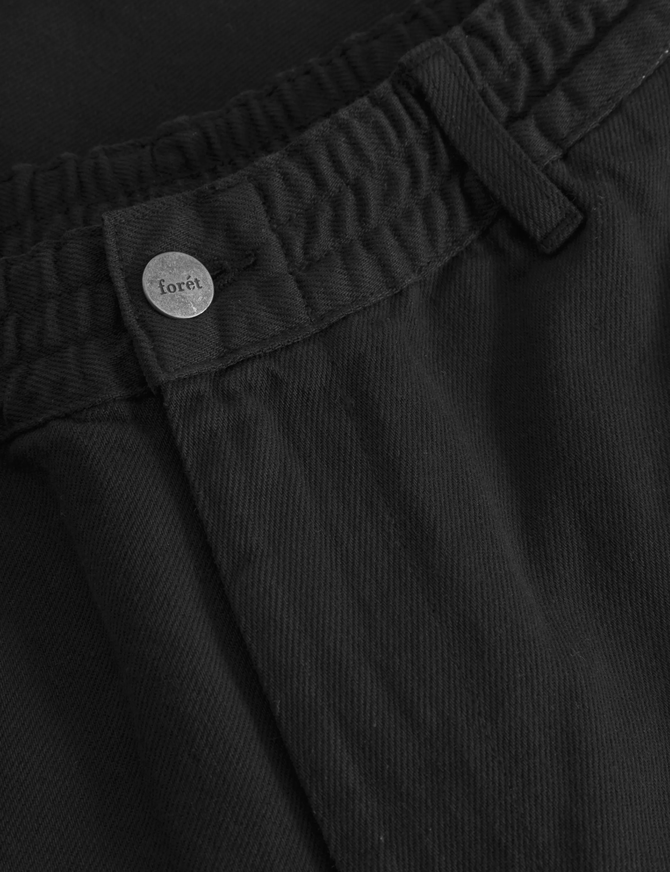 Clay Twill Shorts | Black