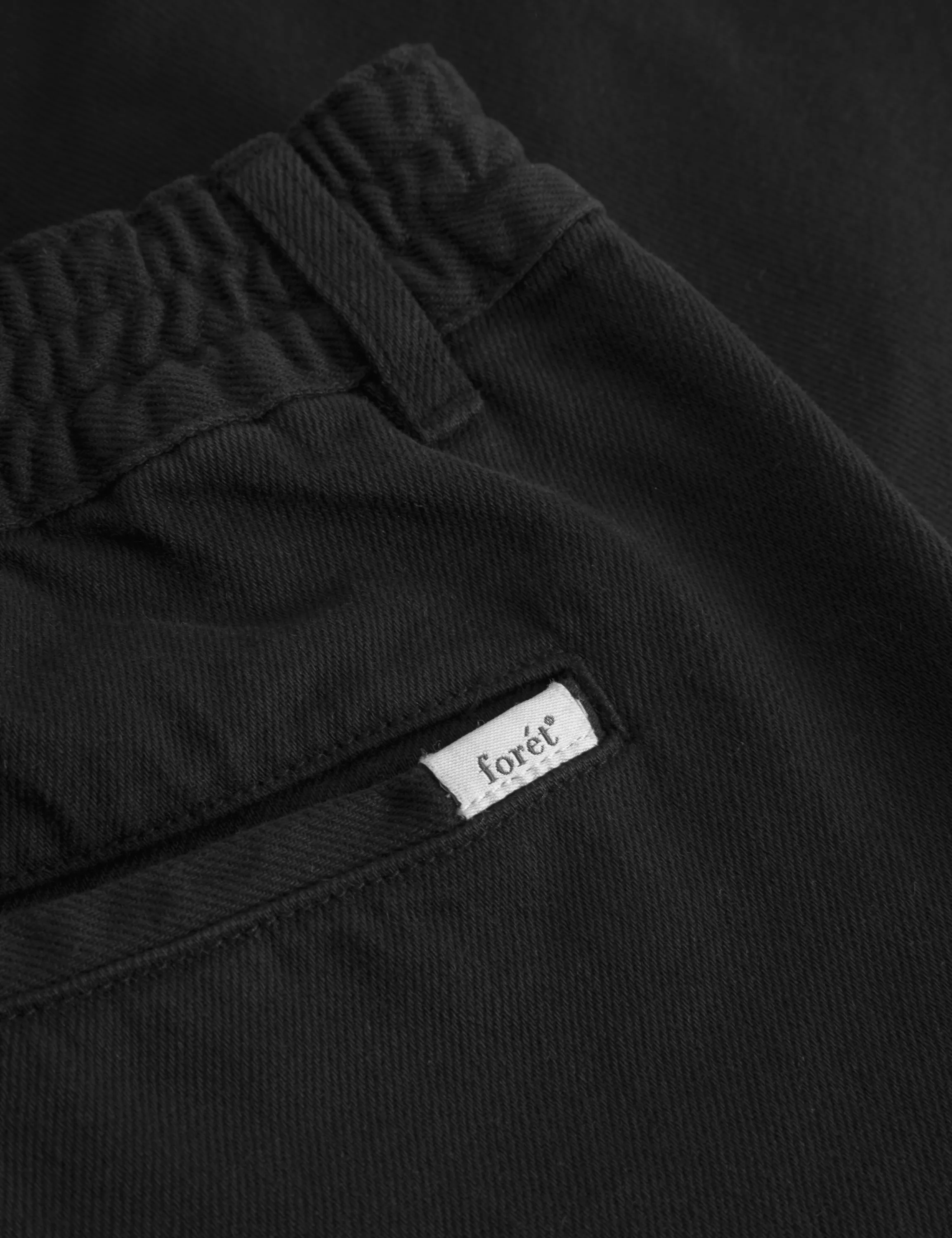 Clay Twill Shorts | Black
