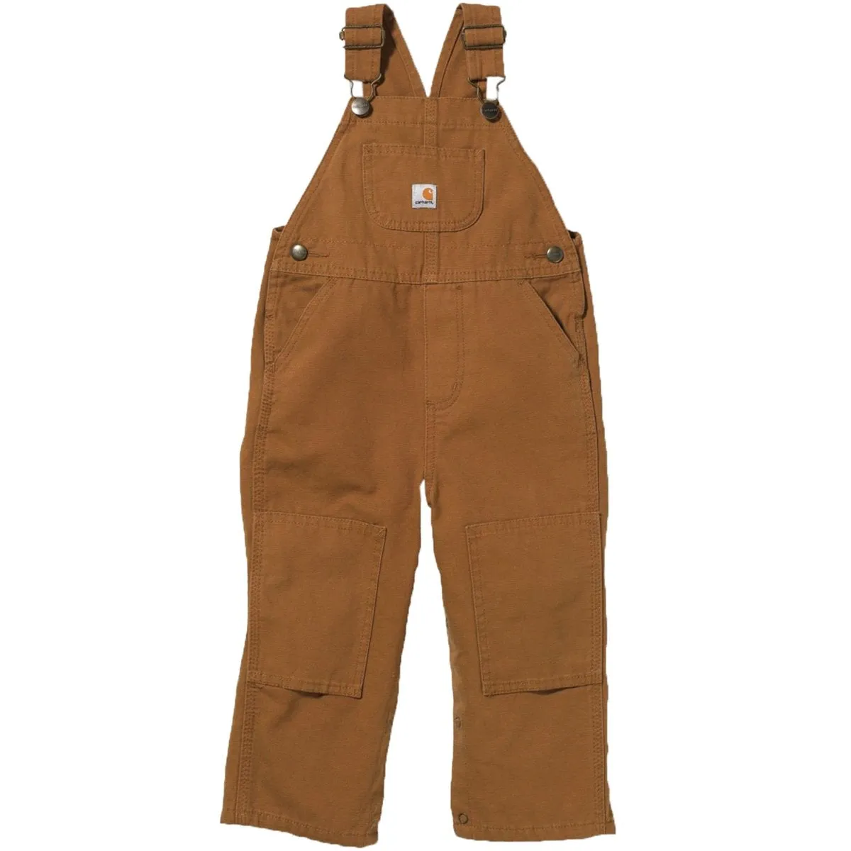 CLCM8609-3M-Brown Carhartt Kids Canvas Bib Overall