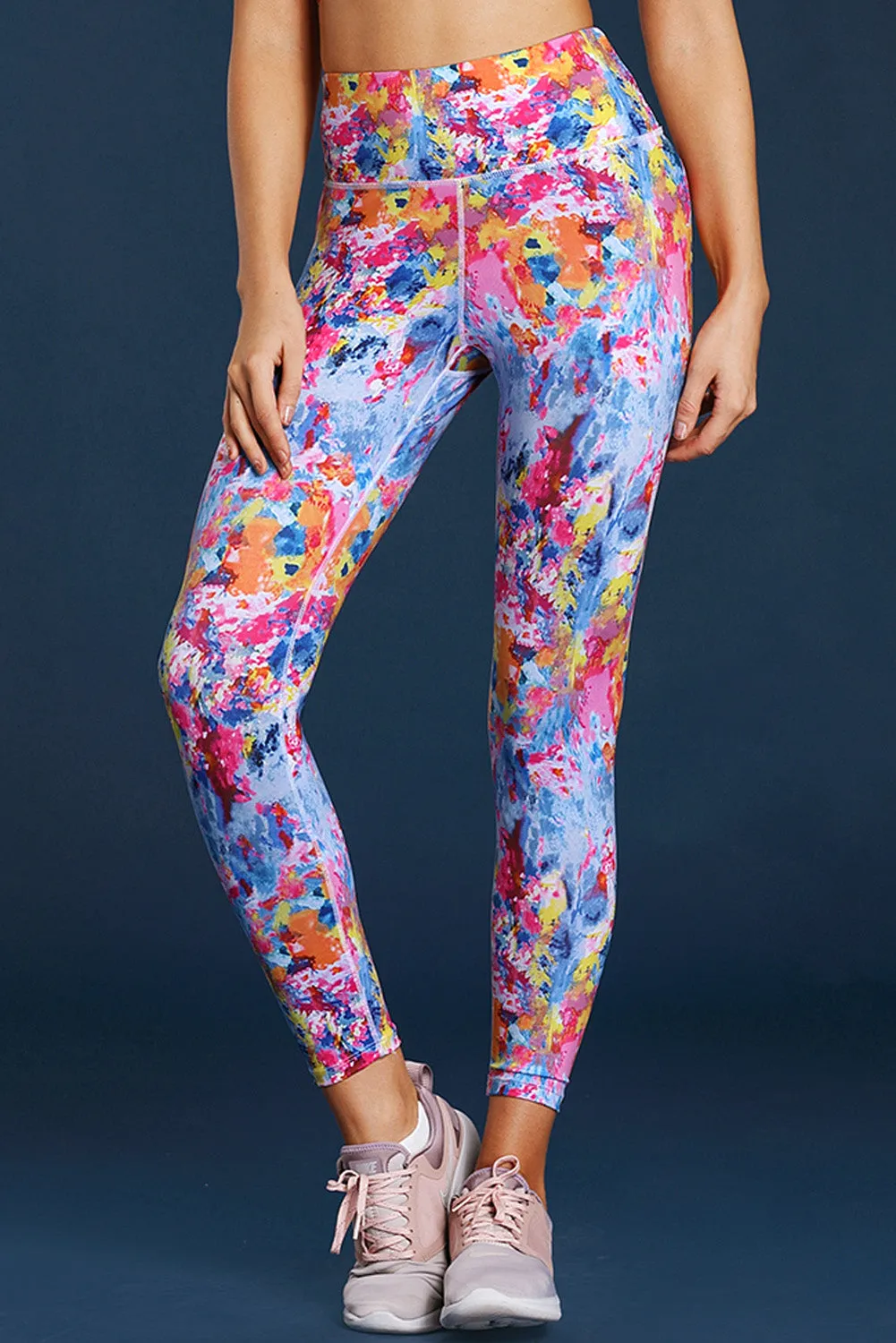 Colorful Tie Dye Print Skintight Yoga Pants