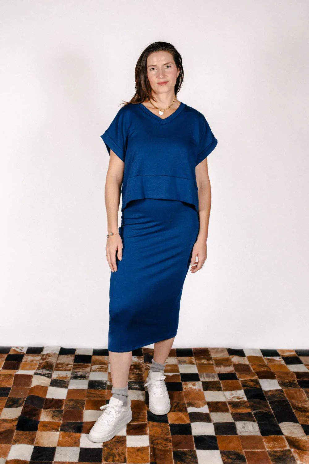 Corinne Collection - Bailey Skirt (Sapphire)
