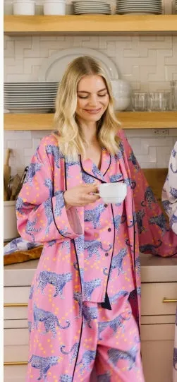 Cosmic Cheetah Pajama Pant Set