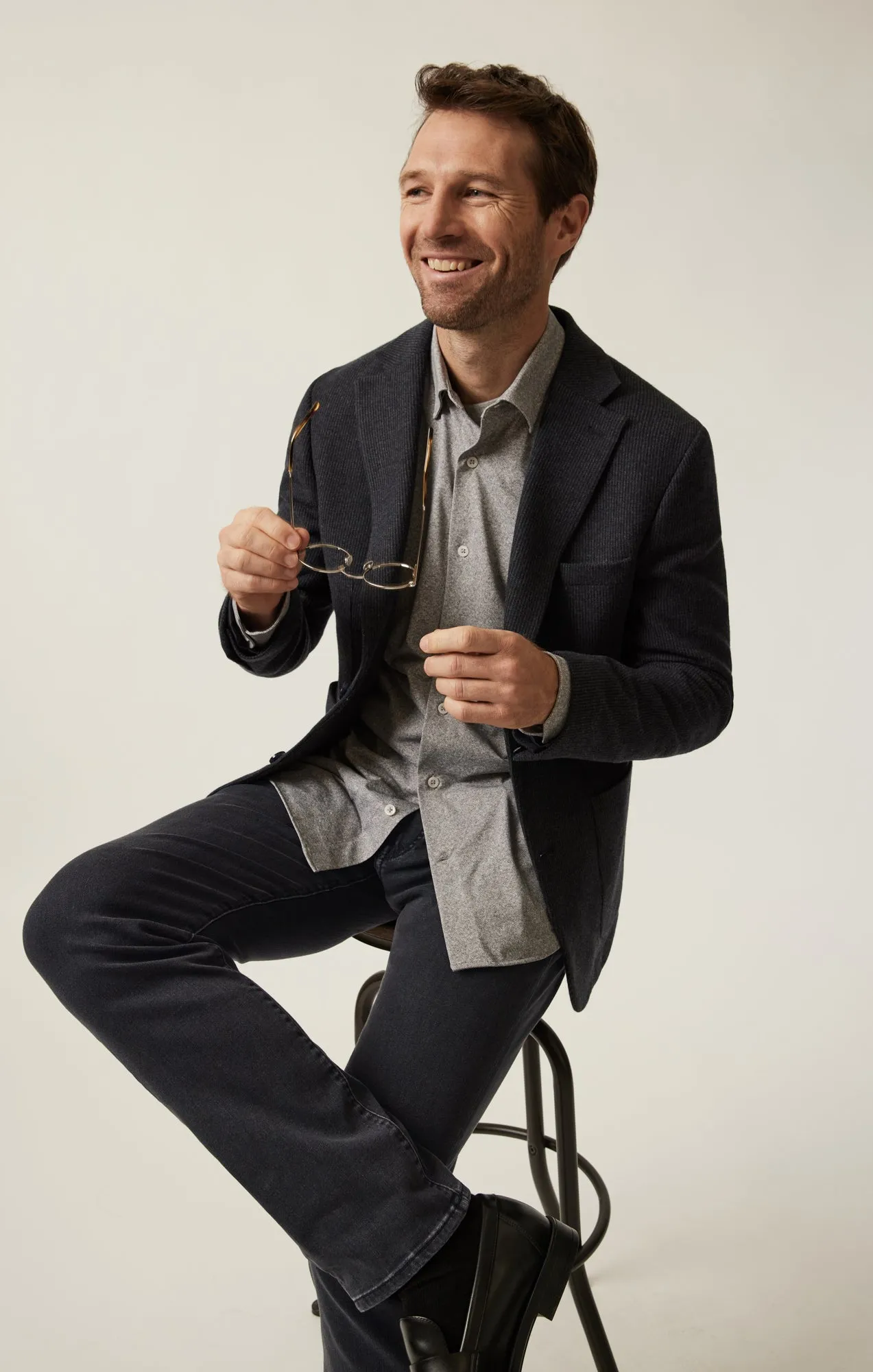 Courage Straight Leg Pants in Smoke Urban