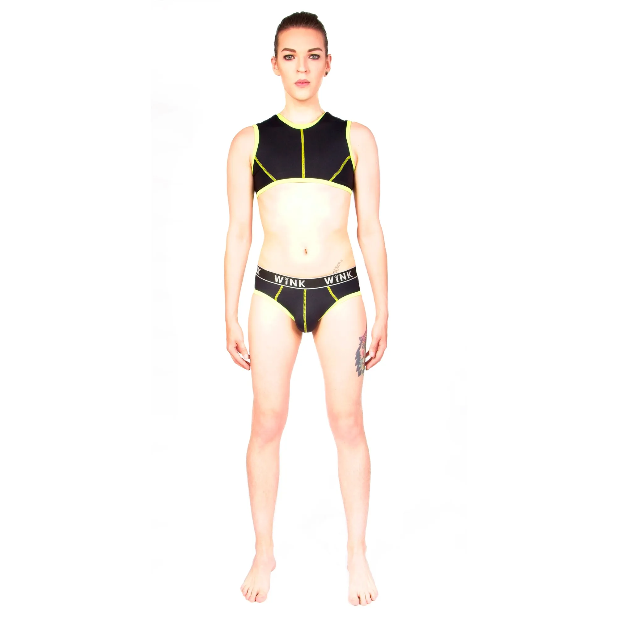 Damian Shorts - Black / Green