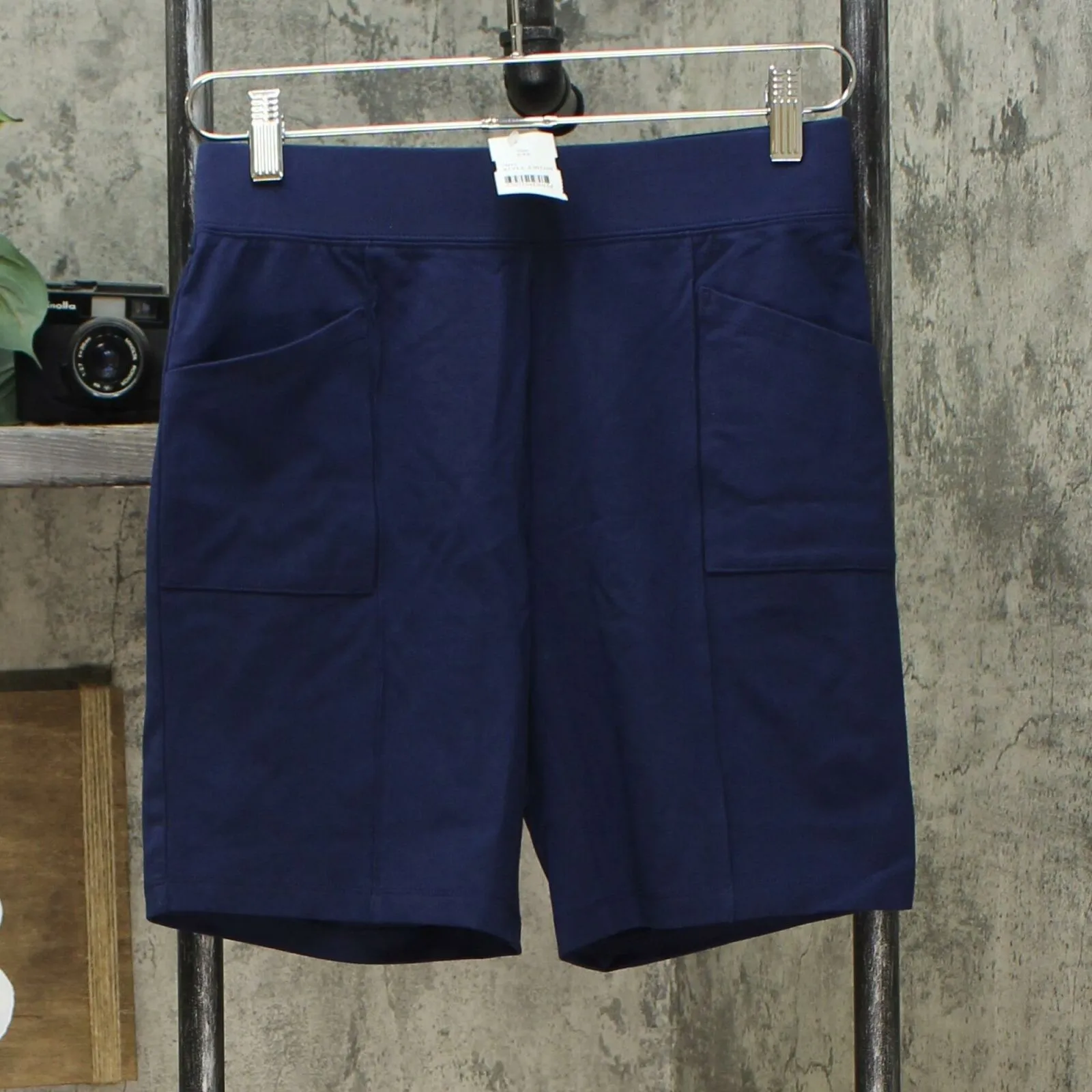 Denim & Co. Active Women's Duo Stretch Shorts With Pintuck Detail