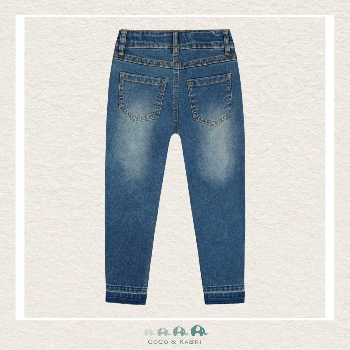 Deux Par Deux: Jeans With Embroidery Patch