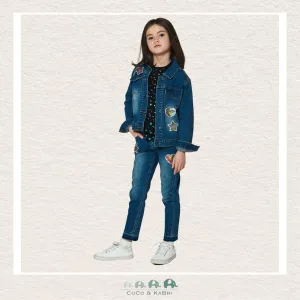 Deux Par Deux: Jeans With Embroidery Patch