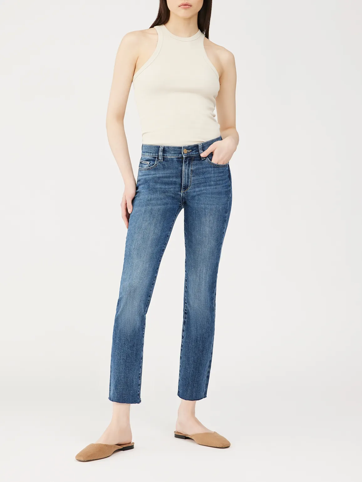 DL1961 | Mara Straight Ankle | Chancery