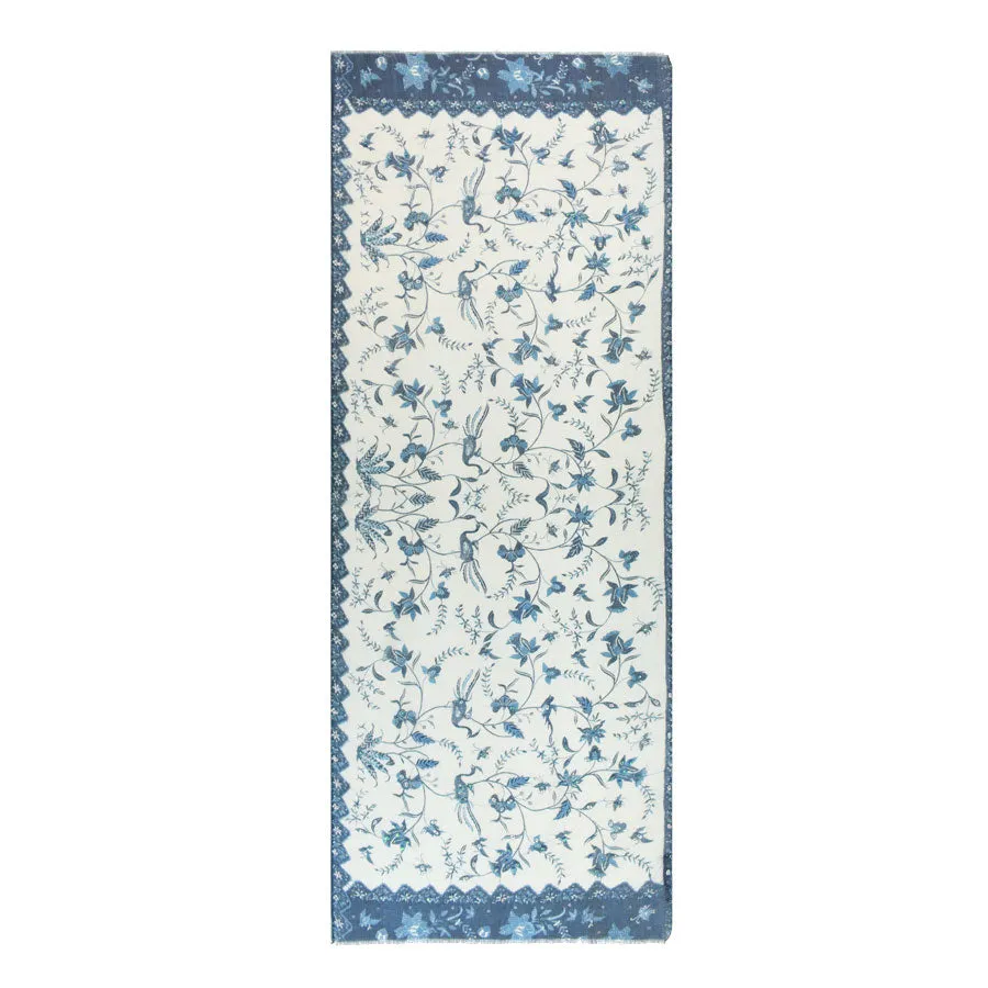Dupatta Designs Mikado Embroidered Bird Scarf