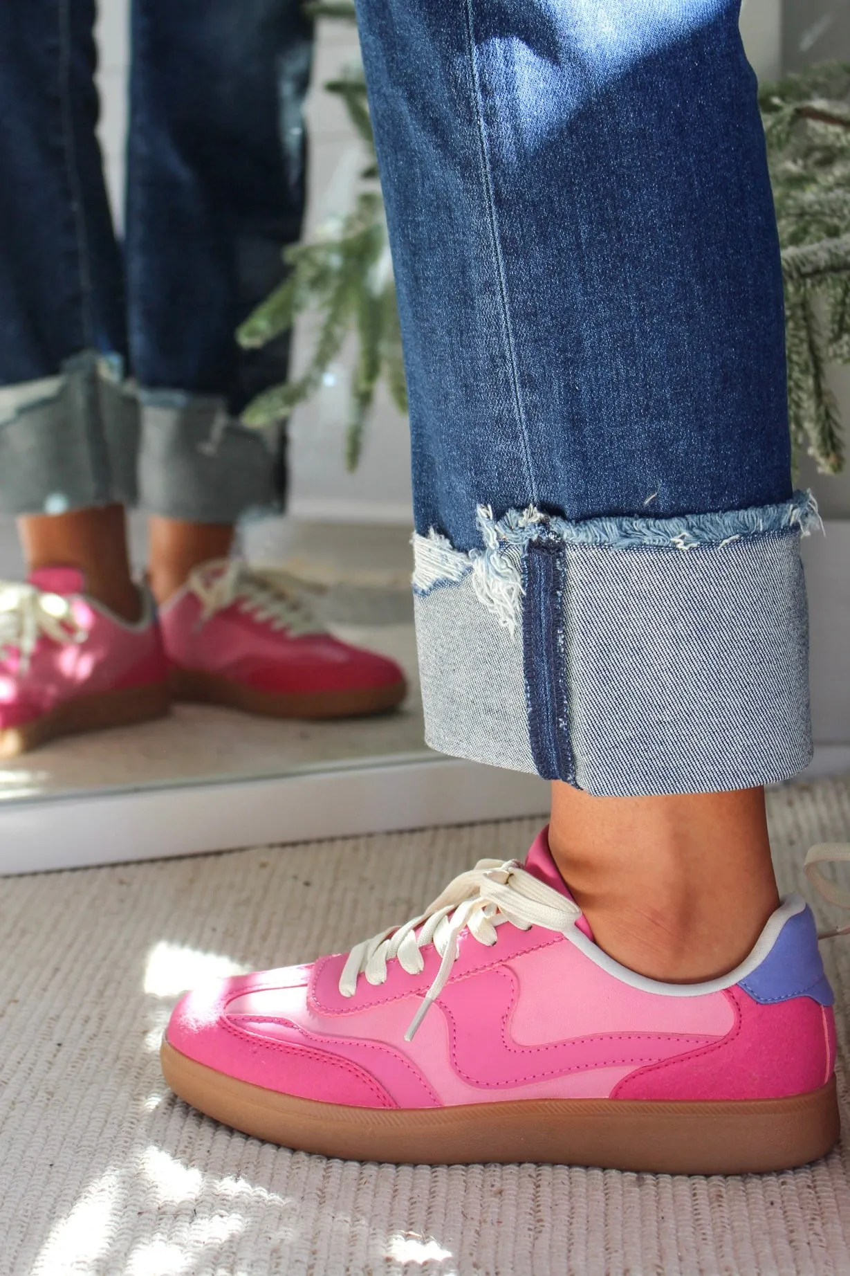 Everyday Kicks Modern Sneaker • Fuchsia