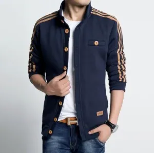 Fashion Spring Leisure Zip Up Jacket In 2 Colors