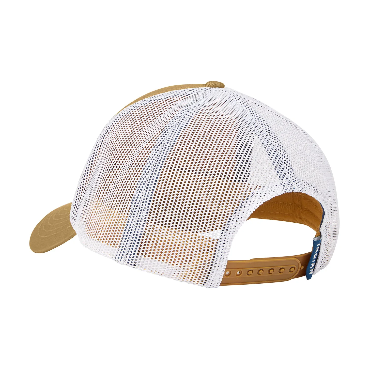 Felt Patch Trucker Cap, Brown