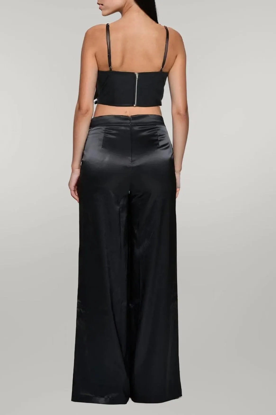 Flower Crop Top & Pant Set