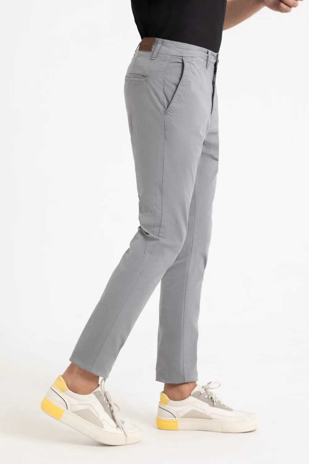Gray Fashion Pants