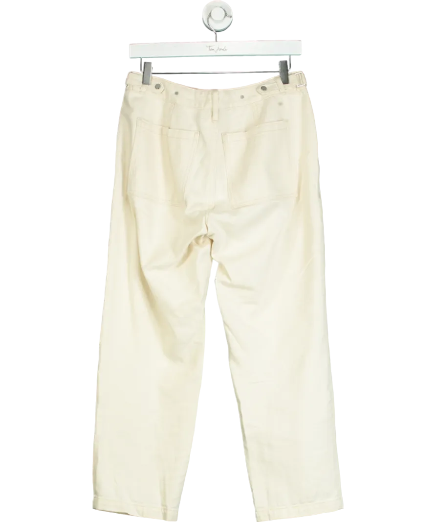 Habitual Cream Straight Leg Carpenter Jeans W27