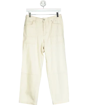 Habitual Cream Straight Leg Carpenter Jeans W27