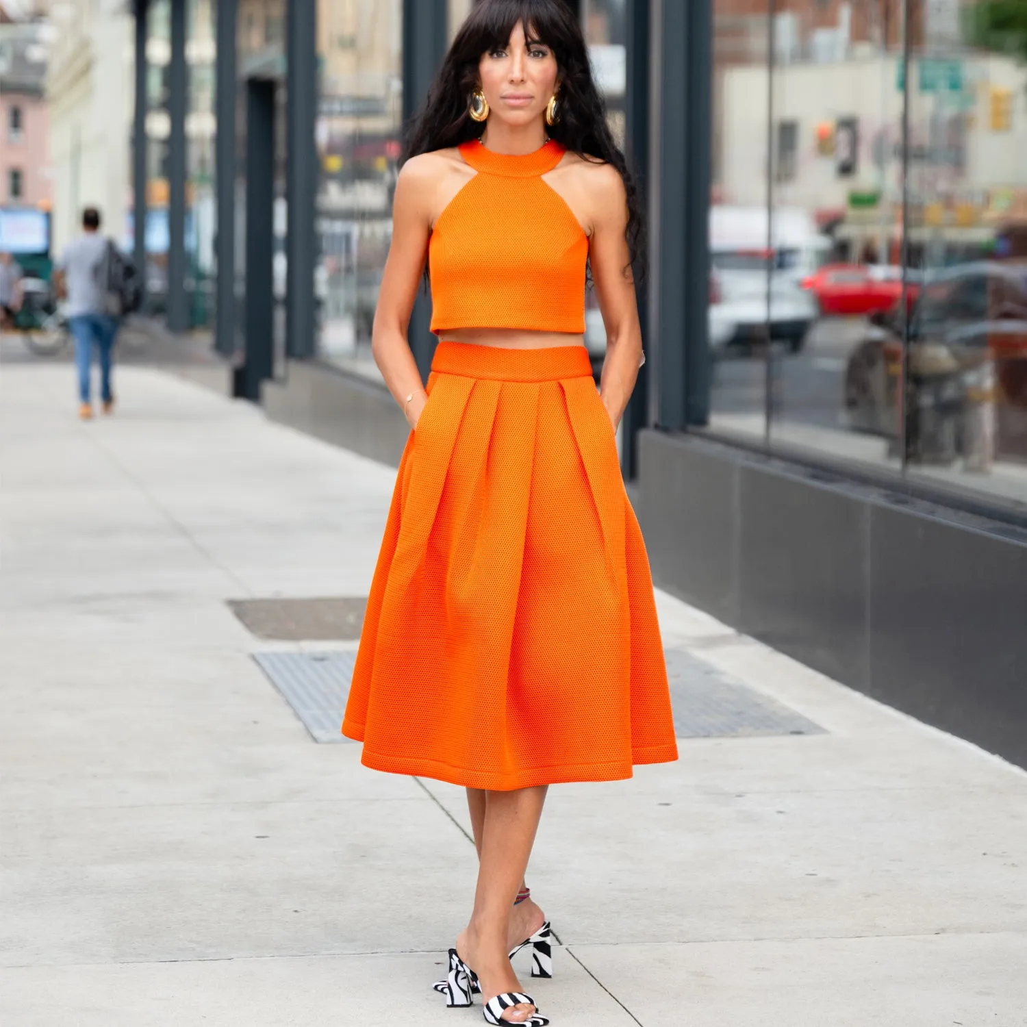 Halter Top in Orange