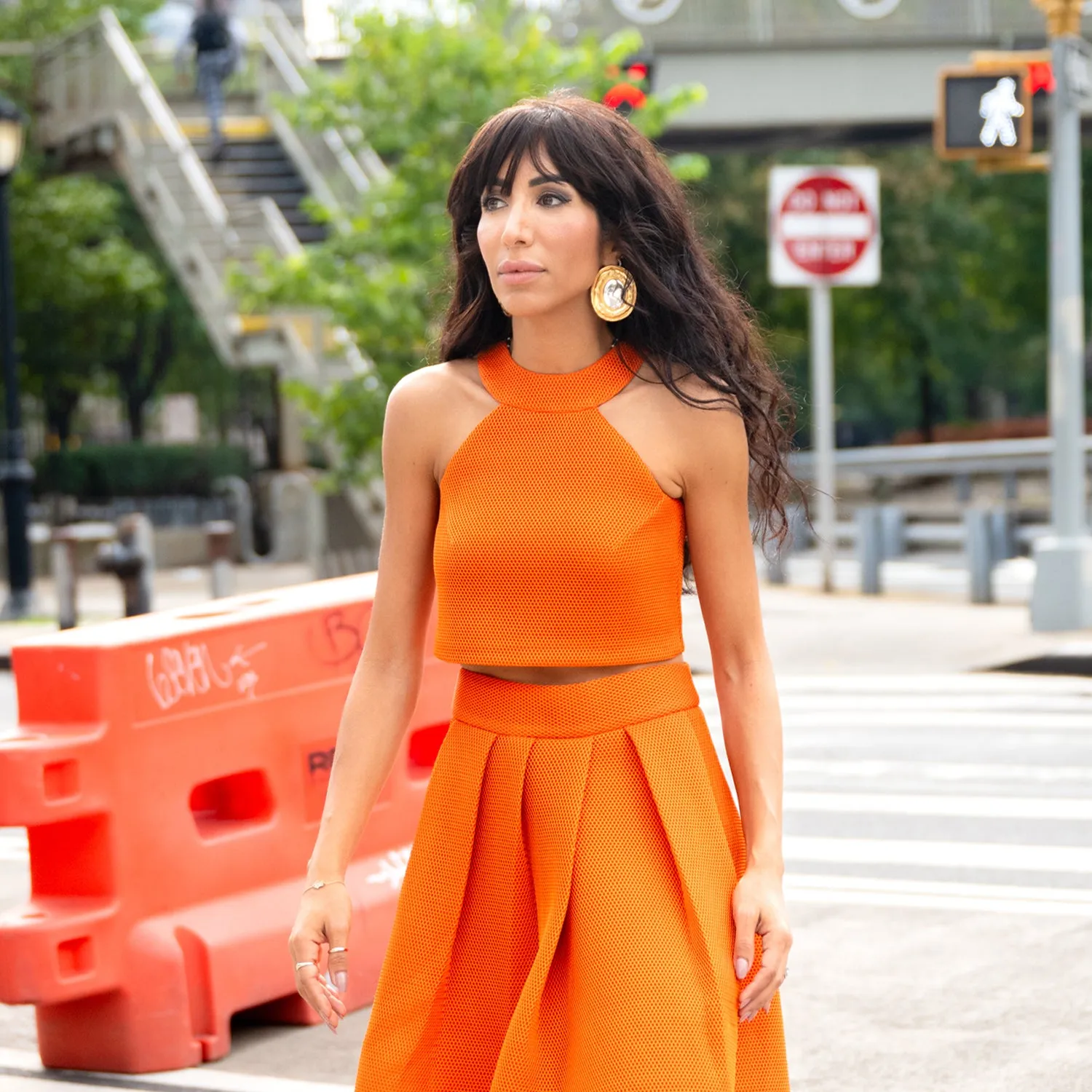 Halter Top in Orange