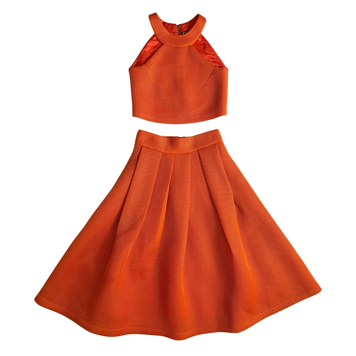 Halter Top in Orange